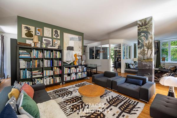 Appartement de plein pied avec jardin dans une ancienne bâtisse