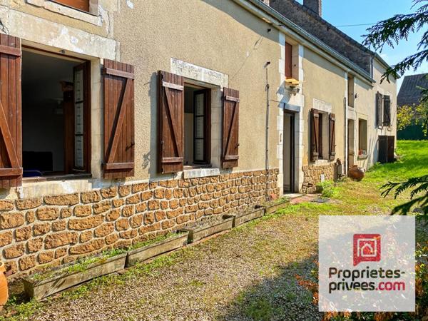 Maison à rénover avec potentiel de projets différents posée sur une terrain de 1000m²