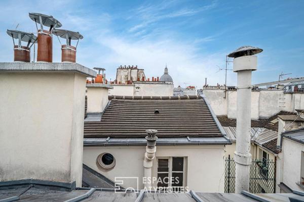 Un nid d’architecte en duplex aux abords de la Seine