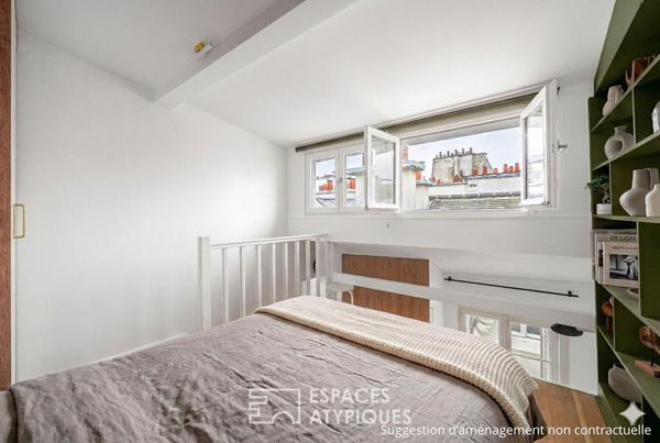 Un nid d’architecte en duplex aux abords de la Seine