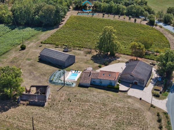 Maison à vendre 6 pièces et dépendances proche de MONFLANQUIN (47) sur 2,6ha de terrain