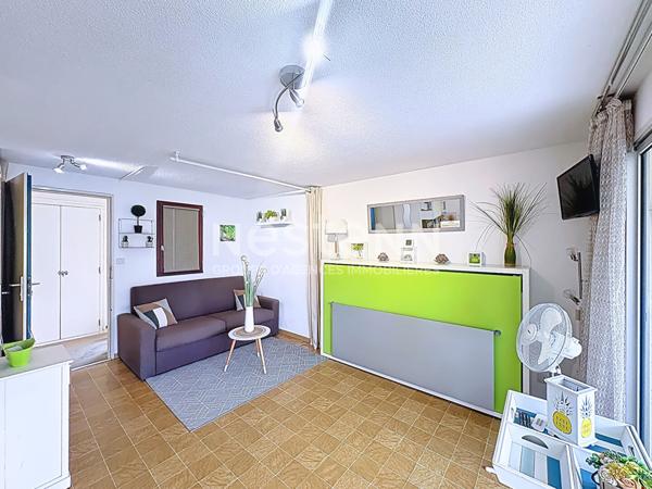 Charmant studio lumineux de 20 m² avec terrasse de 8 m² à Gruissan Rive Droite