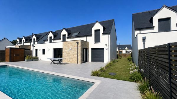 A vendre - Maison contemporaine 7 pièces avec piscine à 300m de la plage à Saint Philibert