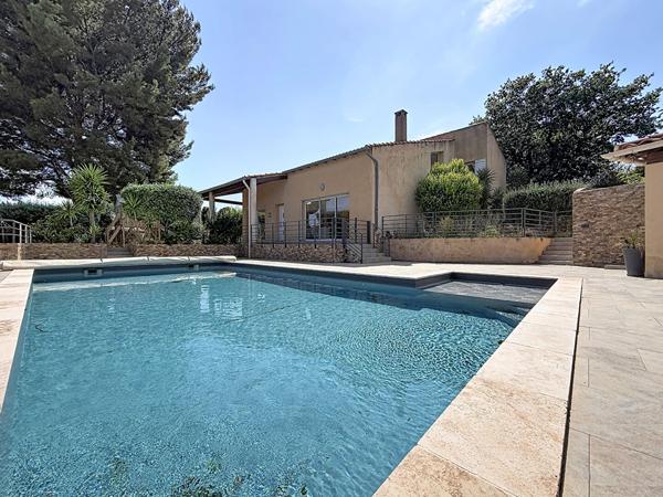 Villa 200 m² à vendre à Aubagne, 1470 m² terrain - Camp Major, Route d'Eoures