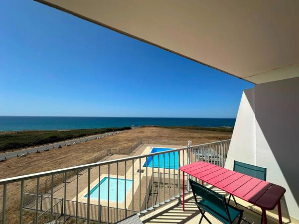 Appartement à vendre 2 pièces GUIDEL (56) vue mer, piscine, tennis, parking