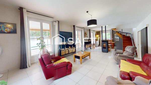 Maison T6 160m2 avec piscine et grand garage - Bruguières