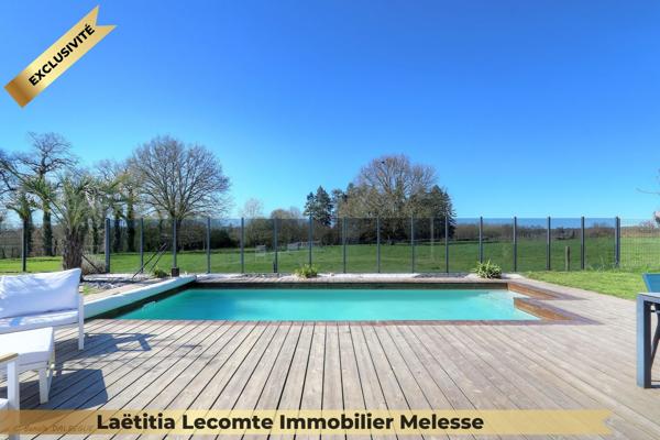 Melesse (35520) Maison contemporaine 5 chambres avec piscine à Melesse