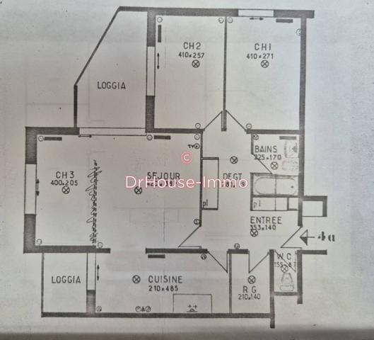 Appartement à vendre 3 pièces de 75 m²