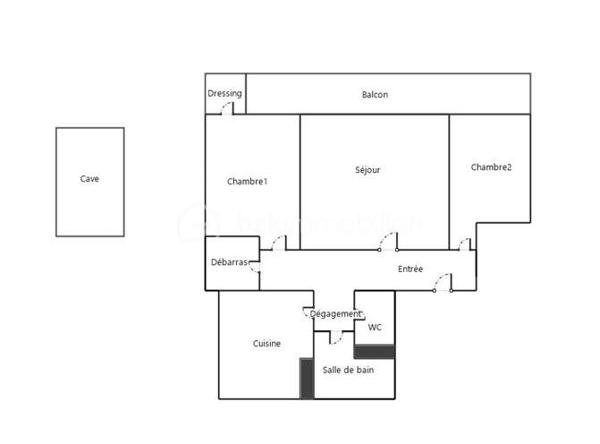 Appartement de 55,48 m²