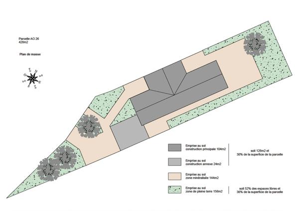 Terrain paysager à vendre Sartrouville