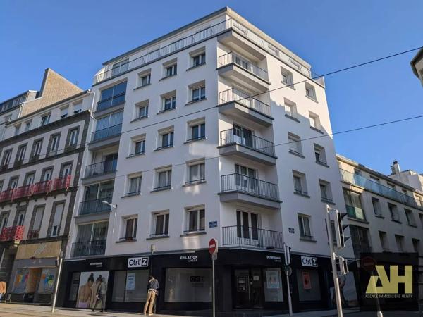 A VENDRE APPARTEMENT CENTRE VILLE BREST ASCENSEUR BALCON