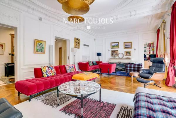 Paris XVII Parc Monceau – appartement familial et de reception 251 m²