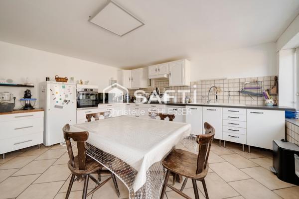 Varangéville - Grande maison 202 m2 habitables, 5 chambres, grand jardin et un garage !