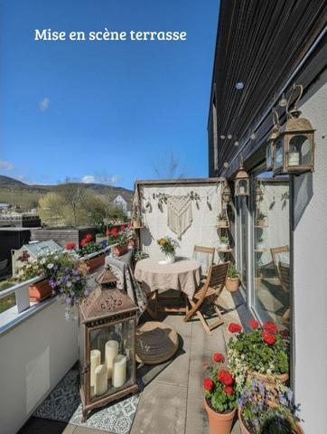 Duplex 96 m² terrasse et vue panoramique les 3 châteaux – Ribeauvillé 270 000 €