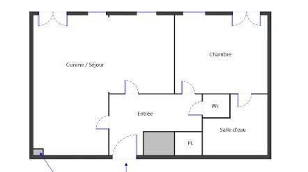 03200 VICHY-APPARTEMENT 2 PIÈCES AVEC CAVE