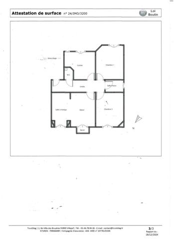 Appartement à vendre 3/4 pièces CHOISY LE ROI (94)