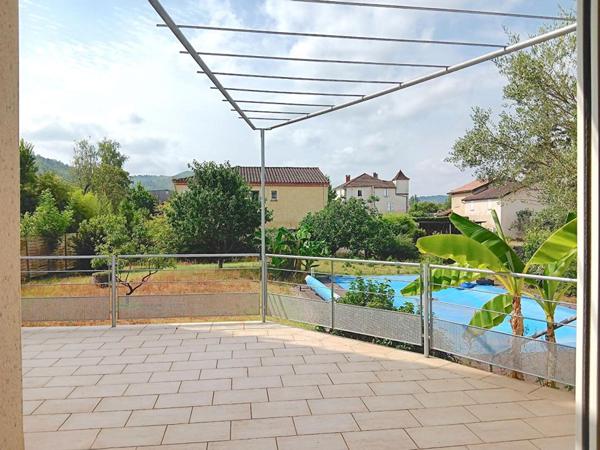 Cahors centre ville à pied, maison 4 chambres avec jardin et piscine