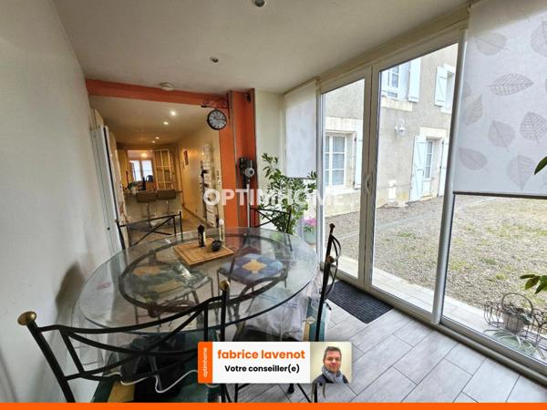 Maison charentaise de 170 m² avec 4 ou 3 chambres avec bureau sur la commune de TAPONNAT FLEURIGNAC (16)