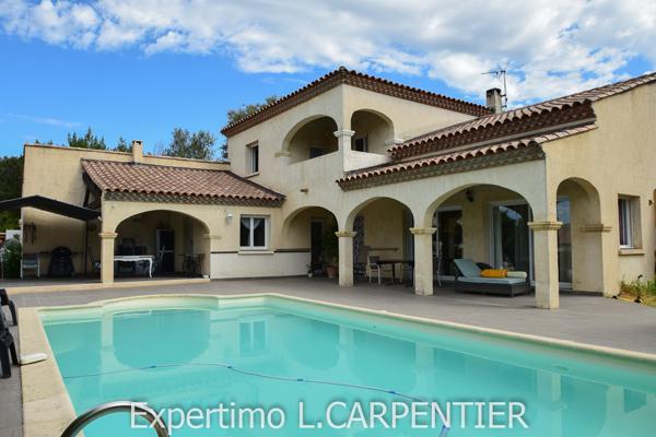 Saint-Drézéry (34160) Villa 4 ch piscine au calme