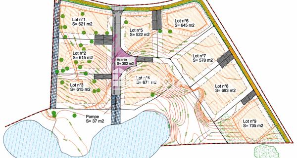 À vendre Terrain 615 m² - Béziers 34500