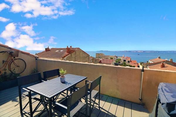 Appartement 3 pièce(s) 72.20 m2 - MONTREDON Vue mer