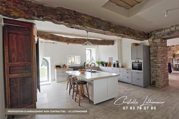 35890 LAILLÉ - Longère + Grange - 6 Pièces  - 169 m2