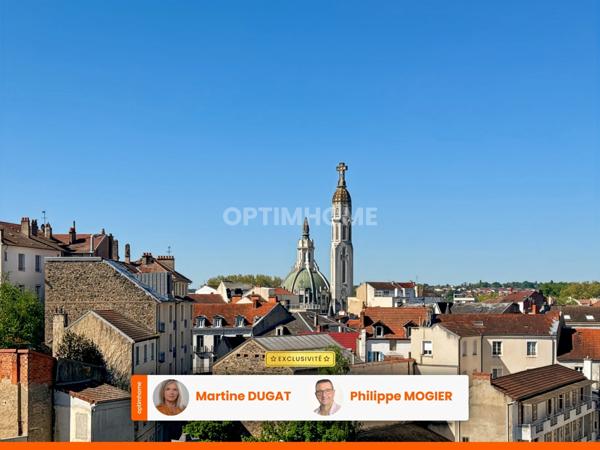 Vichy centre, grand T4 rénové de 112 m2, 2 chambres, ascenseur