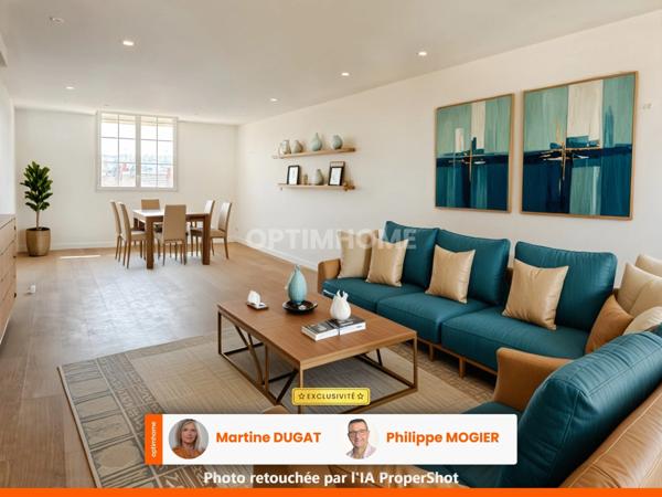 Vichy centre, grand T4 rénové de 112 m2, 2 chambres, ascenseur