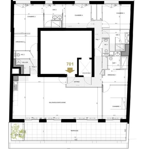 Appartement d'exception avec ROOFTOP de 70m²