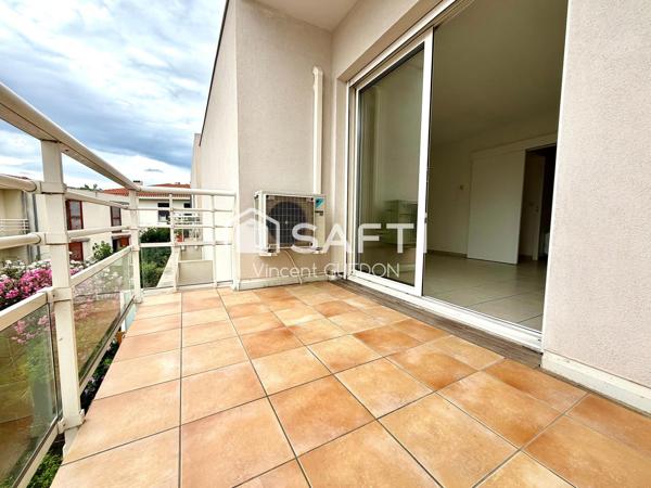 KENNEDY T2 DE 45 m² AVEC TERRASSE, PARKING et CAVE
