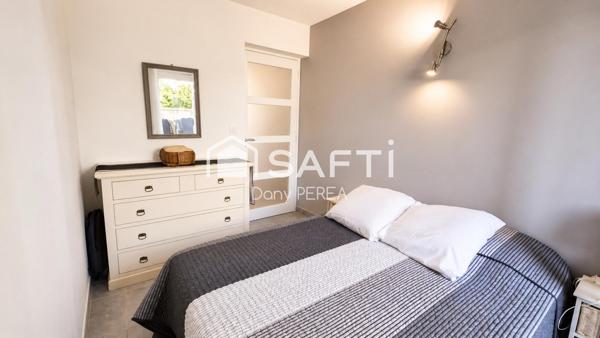 Appartement avec jardin terrasse et garage à deux pas de la mer.