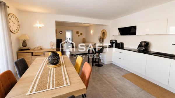 Appartement avec jardin terrasse et garage à deux pas de la mer.
