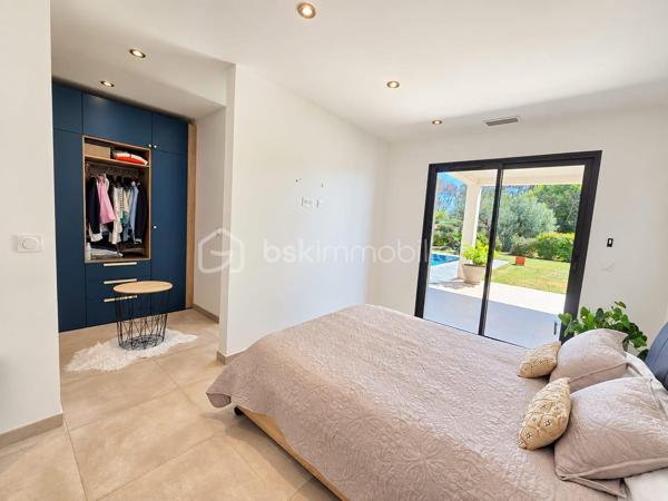 Elégante VILLA CONTEMPORAINE T5 avec PISCINE

 À proximité immédiate de la rocade ouest de Montauban et seulement à 2 km des centres commerciaux et gare ferroviaire, découvrez cette belle villa de plain-pied récente et moderne exposée sud, sur un grand jardin plat et  arboré , dans un lotissement clôturé et sécurisé.

Dès l’entrée, vous serez séduits par sa luminosité et ses beaux volumes, avec une superbe pièce de vie de plus de 50 m², composée d’un salon/séjour spacieux avec cuisine ouverte entièrement équipée, créant un espace convivial et chaleureux, idéal pour recevoir.

- L’espace nuit offre 4 belles chambres avec rangements et salles d'eau privative, puis une salle de bain collective avec douche italienne intégrant un espace hammam,  ainsi que 3 toilettes indépendants. Un carport  et un  garage  viennent compléter les prestations.

-  À l’extérieur, place à la détente : une magnifique piscine enterrée de 8x4 au sel,  accompagnée de trois grandes terrasses dont deux couvertes, s’intègre parfaitement au jardin arboré de 950 m2.

- Côté confort et prestations, la villa bénéficie d’une pompe à chaleur réversible, d'un cumulus thermodynamique, de volets roulants centralisés et connectés, d'un vide sanitaire, et bien d'autres matériaux de qualité!

 Une villa familiale aux prestations soignées, où volumes, confort et espaces extérieurs se conjuguent parfaitement. N'hésitez pas à venir la visiter!