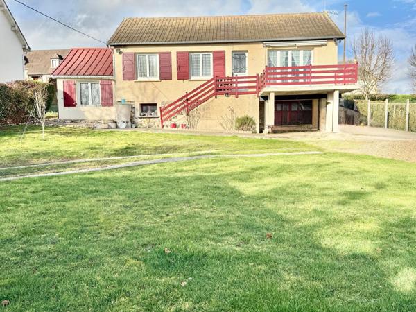 Maison 3 chambres avec sous-sol total et 2 garages