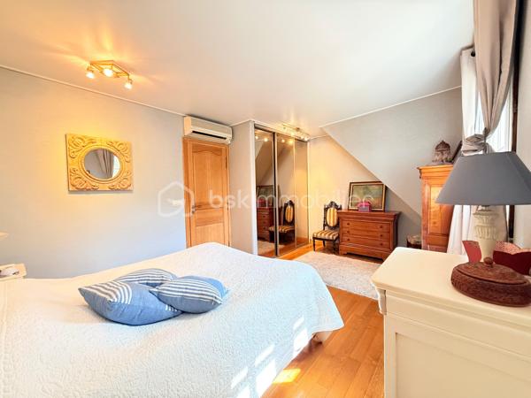 Découvrez cette charmante maison offrant une vie paisible et confortable. Située dans un quartier résidentiel, vous profiterez d'une ambiance détendue à quelques minutes des commodités urbaines.

Avec ses 128 m², cette maison se compose de 5 pièces réparties avec soin pour garantir un bel espace de vie. Bâtie en 1984, elle dispose d'un GRAND salon séjour, une grande entrée, une cuisine fermé aménagé et équipé et d'un WC séparé.

Vous pourrez également profiter d'une BELLE terrasse avec JARDIN directement depuis votre salon.

A l'étage 3 chambres SPACIEUSES dont une avec MEZZANINE, une SDB avec BALNEO-THERAPIE, un SDE avec jets encastrés GROHE et WC séparé.

Profiter d'un sous sol total avec une BUANDERIE, GARAGE pouvant accueillir jusqu'à trois voitures et un atelier pour bricoler.

Maison avec un DPE C, rare sur le secteur!

LES++

Chauffage/ CLIM pompe à chaleur réversible Daikin INVERTER ( 3 groupes ).
Ballon d'eau chaude HYBRIDE 2022.
Toiture de 2021
Parquet chêne massif.
FIBRE.
Terrasse avec pergola.
Toiture total 2021.
Tableau électrique 2024.
Expo EST-SUD ET OUEST, très ensoleillé.
Abris de Jardin 5m2.
Barrière extérieur et porte de garage motorisé.

Offrez-vous un cadre de vie agréable et spacieux, idéal pour profiter de moments en famille ou entre amis.
