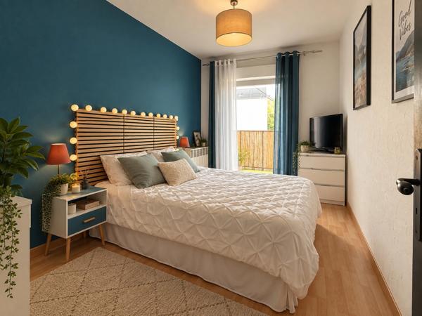 Appartement 2 pièces de 59 m², situé au 4ᵉ étage sans ascenseur.