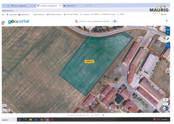 TERRAIN DE 18 000M² - ZONE UX - MIRAMONT DE GUYENNE- 47800 -