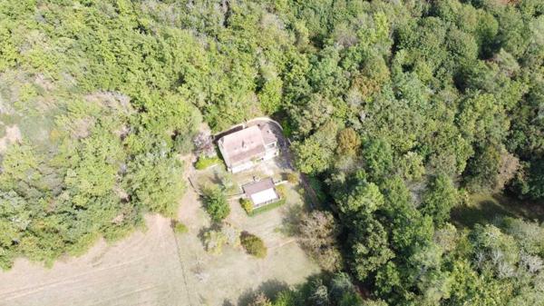 Maison contemporaine - Les eyzies LES EYZIES - Maison périgourdine à vendre de 3 chambres au milieu de sa clairière sans aucune nuisance.