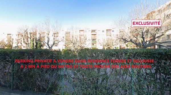 Marseille (13013) - LA ROSE - Exclusivité -  Place de parking privative