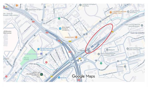 Marseille (13013) - LA ROSE - Exclusivité -  Place de parking privative