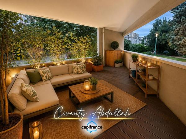 A vendre EN EXCLUSIVITÉ – T3 AVEC GRANDE TERRASSE À GRENOBLE (38)