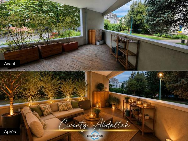 A vendre EN EXCLUSIVITÉ – T3 AVEC GRANDE TERRASSE À GRENOBLE (38)