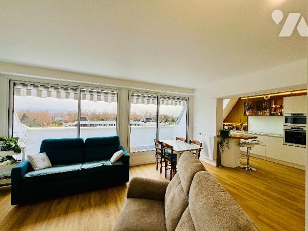 DUPLEX RÉNOVÉ – DERNIER ÉTAGE – 4 CHAMBRES – BALCONS – PARKING – TOURS (LES FONTAINES)