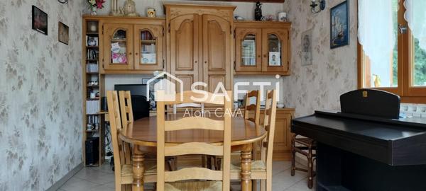 Maison de 134m2 (105 m2 loi carrez) sur 1159 m2 de terrain