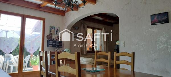 Maison de 134m2 (105 m2 loi carrez) sur 1159 m2 de terrain