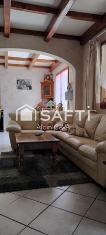 Maison de 134m2 (105 m2 loi carrez) sur 1159 m2 de terrain