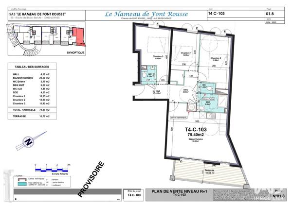 Appartement à vendre 4 pièces 79 m² Aix-en-Provence