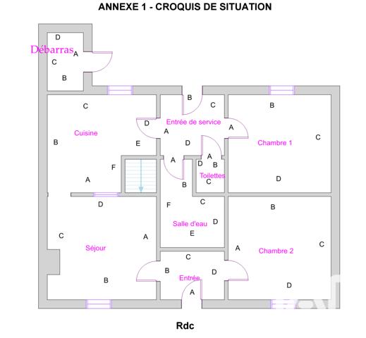 Maison à vendre 3 pièces 57 m² Cognac