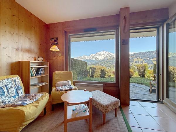 Vue panoramique sur le Mont-Blanc, localisation, environnement calme