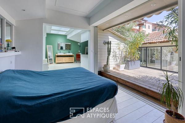 Superbe loft au calme en hyper centre avec piscine